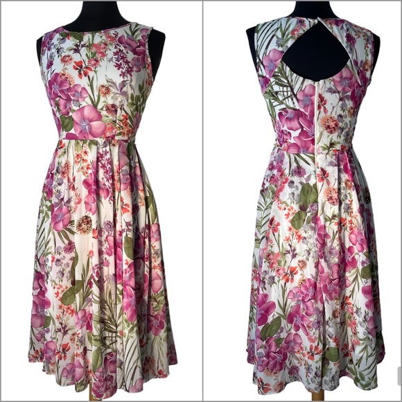 Gabby Skye Floral Print Dress - Picture 1 of 10